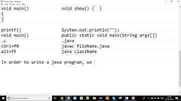 Introduction to Core Java and Eclipse IDE