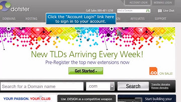 How to Update Your Nameserver at Dotster.com