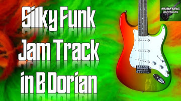 Silky Funk Jam Track in B Dorian 🎸 Guitar Backing Track