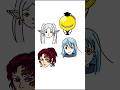 強すぎたキャラをアルファベットだけで描いてみた! #shorts #art #イラスト #アニメ