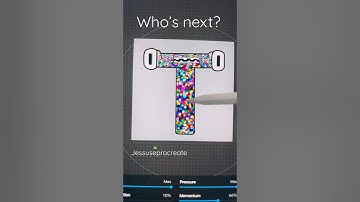 Alphabet lore~pick a color|Procreate #satisfying #sub #requestedvideo #art #alphabetlore #magic #T