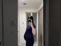 【感動】安定期からのお腹の成長を26秒にまとめてみた｜Summary of belly growth in 26 seconds #shorts