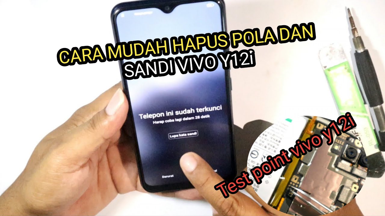 REMOVE PATTERN LOCK AND DISASSEMBLY VIVO Y12i