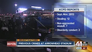 Crime statistics show how often KCPD responds to crimes at Arrowhead