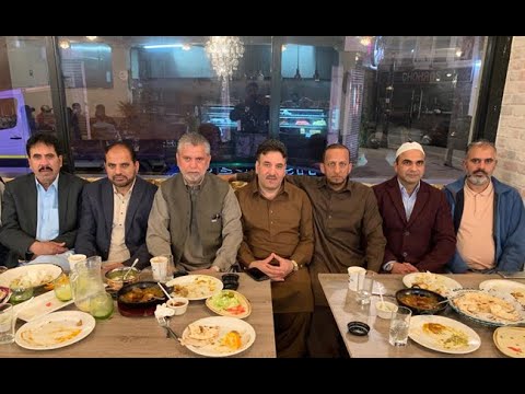 iftar dinner was organised by rhouf mughal gs pti ajk