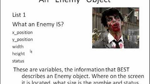 Object Oriented Video Game Design Part 1