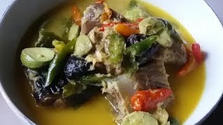 Kudapan Ikan Pari Salai Masak Lemak - BangPohan Blog