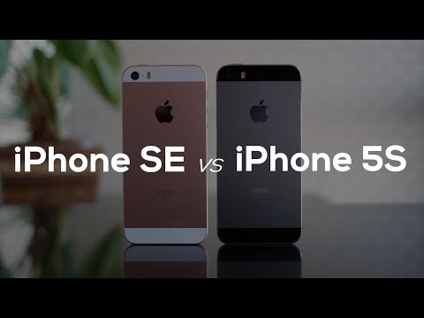 Vídeo: Diferença Entre IPhone SE E 5S