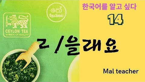 한국어를 알고 싶다 Intermediate Korean Grammar  14 - 을/ㄹ래요