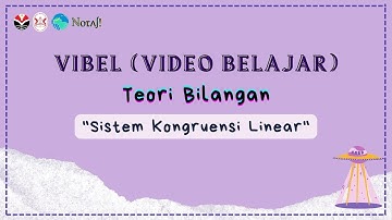 VIBEL (Video Belajar) : Teori Bilangan - Sistem Kongruensi Linear