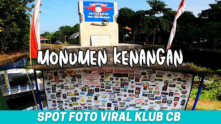 Berdirinya Monumen CB di Kabupaten Nganjuk, Sebagai Bentuk Penghormatan Pendiri Komunitas Motor CB yang Inspiratif