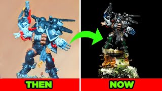 I paint a SPACE MARINE from WARHAMMER 40,000 | Raven Guard