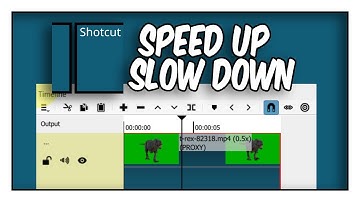 Shotcut Tutorial - How To Speed Up Or Slow Down A Video Clip In Shotcut