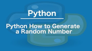 Python How to Generate a Random Number