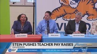 Gov. Stein pushes teacher pay raises