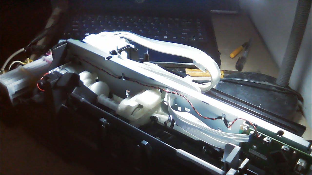 Epson L120 Sumisipol / Printhead does not move Blinking Green and