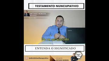 O que é o testamento militar?