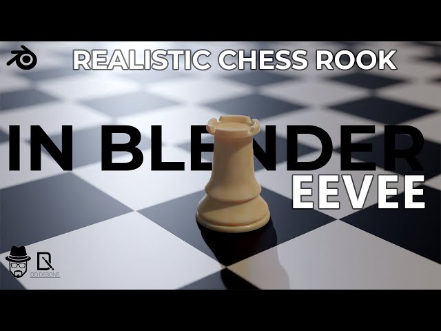 Blender Beginner's Tutorial - Make a Chess Rook 