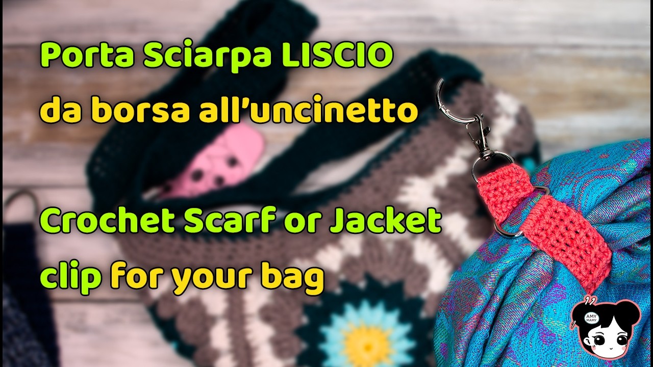 Il PRIMO porta sciarpa all'uncinetto di sempre