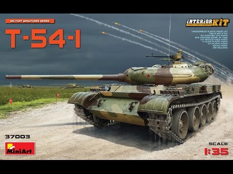 Video: MiniArt 37003 T-54-1 sovětský střední tank s interiérem (1/35)