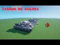 Como hacer un Tanque de Guerra en MINECRAFT | Tutorial Macka's