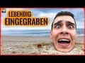 Survival Mattin wird bis zum KOPF eingegraben!! SELBSTBEFREIUNG möglich?? #u.ü.n.k.