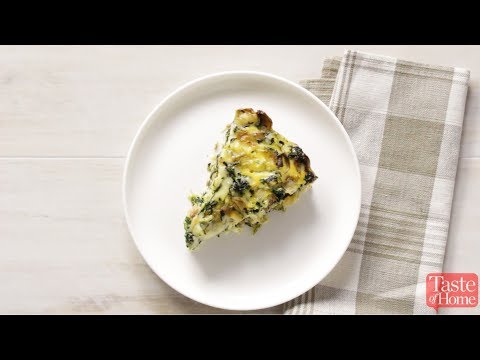 Crustless Spinach Quiche