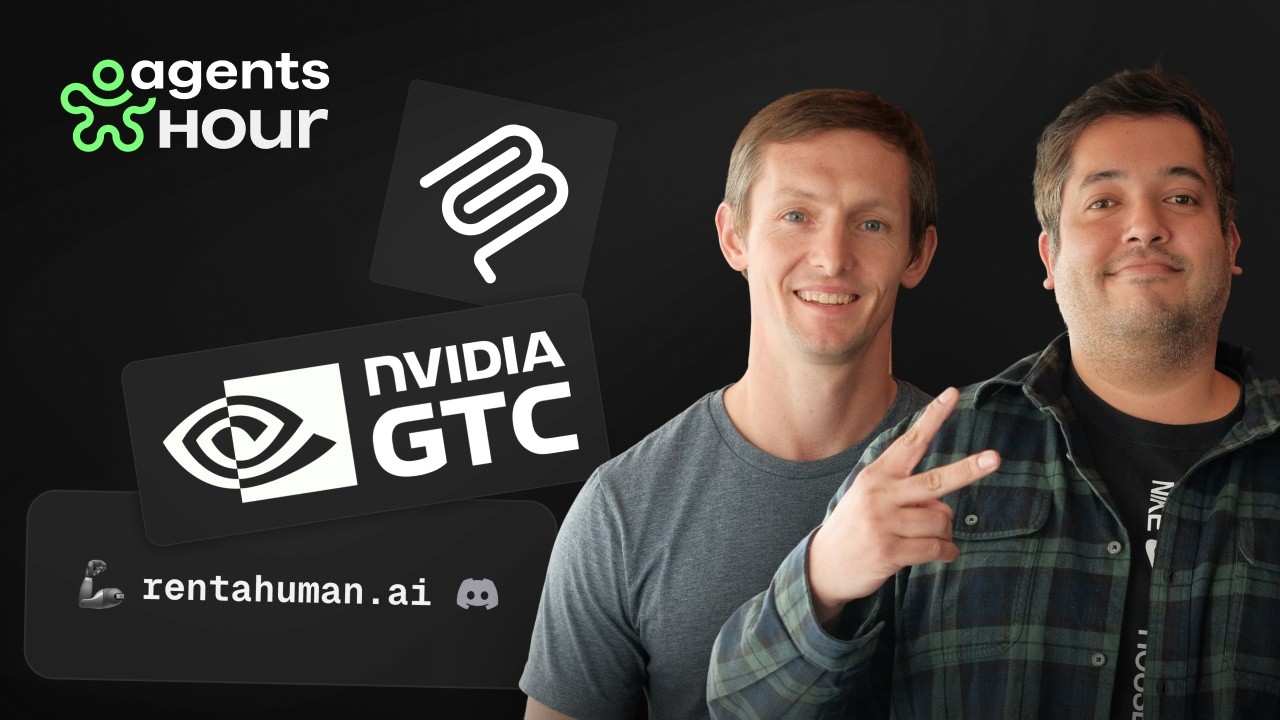 NVIDIA GTC 2024レポート：AI戦略と「Rent a Human」が示す未来のYouTubeサムネイル