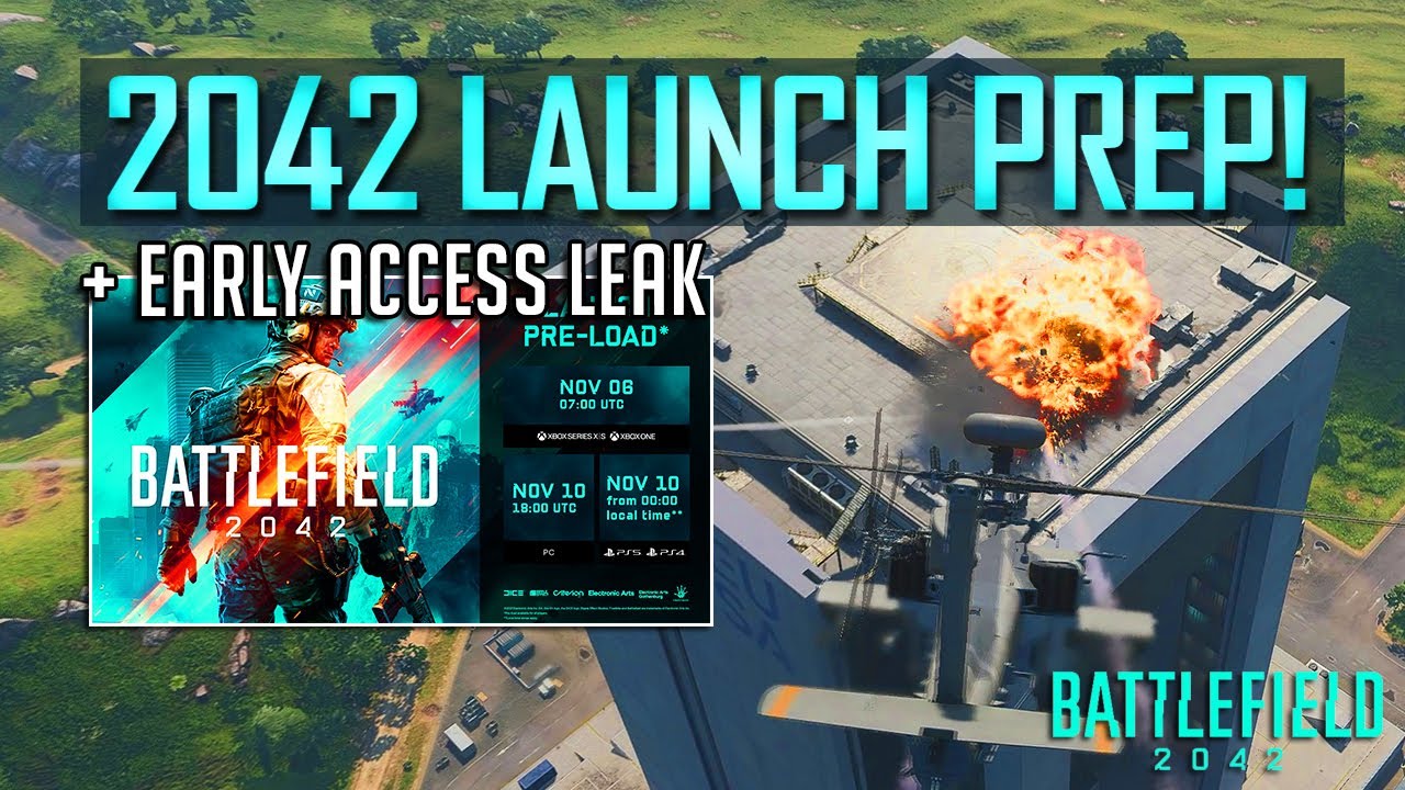 Battlefield 2042 - Launch Prep List! + Early Access Leak