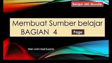 4  Membuat Materi elearning Moodle dengan PAGE