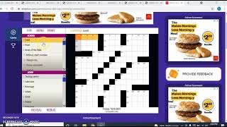 Online Memory - 2: Crosswords