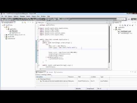 JavaFX 8 - #004 - Hallo Welt [GERMAN]