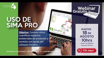 Webinar gratuito: Uso de Sima Pro