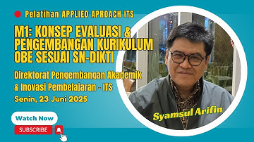 Konsep Evaluasi & Pengembangan Kurikulum OBE || Plt-AA-ITS 2025