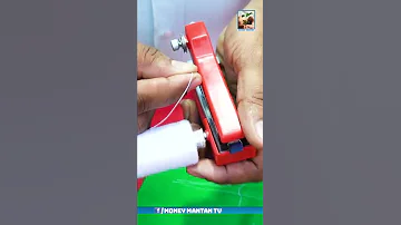 Stapler Sewing Machine Demo Review Mini Hand Sewing Machine How To Use Money Mantan TV 