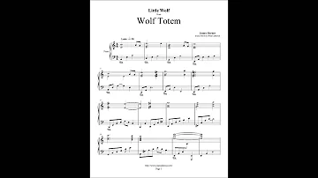 Wolf Totem Piano Cover - Little Wolf - James Horner