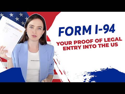 How to Get I-94 Form | I-94 Form Filling Instructions | J1 VISA