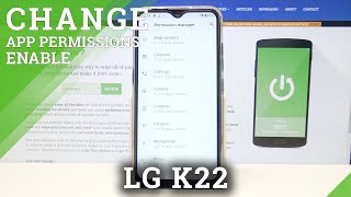 how to manage app permissions on lg k22 – change app permissions