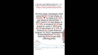 51%  Collective Loss | CNTA Stock | Centessa Pharmaceuticals Securities Class Action Lawsuit #CNTA