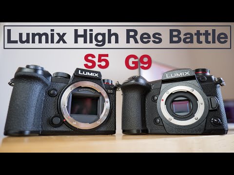 Lumix G9 vs S5 High Res Battle