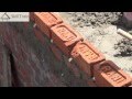 Constructing a half-brick 4-inches Wall (Hindi) (हिन्दी)