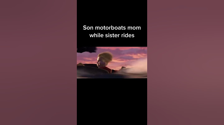 Incredibles: Son motorboats mom while sister rides #fyp #increibles #increibles #viral #funny