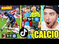REAZIONE ai TIKTOK sul CALCIO - MILAN-INTER 1-1 e ROMA-NAPOLI 1-1... CHE FURTI !!