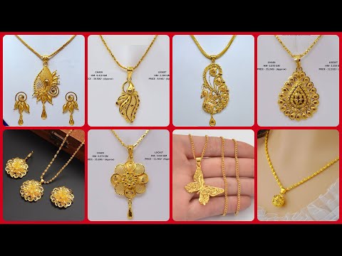 40+ Latest Gold Chain/Locket Designs 2020 | Lightweight Chain And Locket Collection | Simple Styles