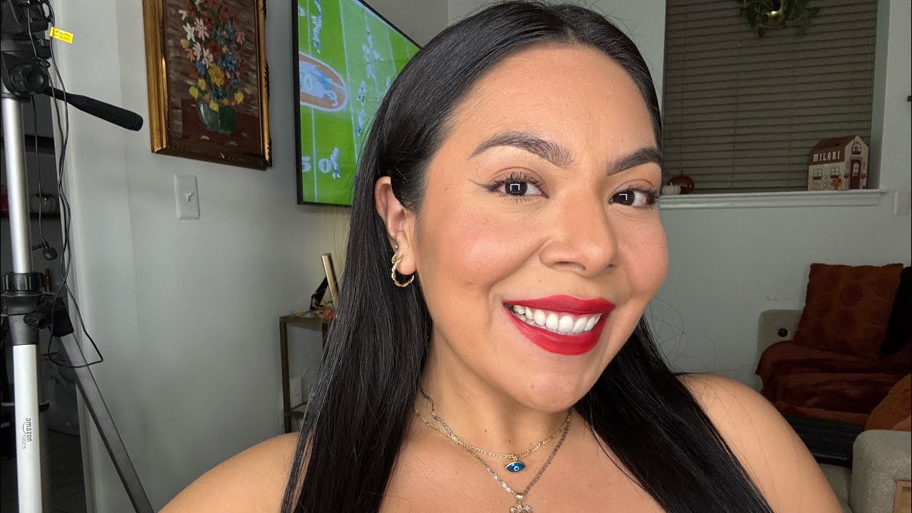 GRWM LIVE: Sleek Glass Hair & Red Lip Soft Glam 💋 | Sephora Sale Talk 