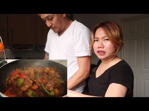 ANG AGA NAMIN UMALIS DI RIN PALA KAMI NAKAPASOK AT NAGLUTO NG PORK MECHADO