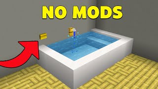 REALISTIC BATHTUB in Minecraft Bedrock 1.20! (No Mods)