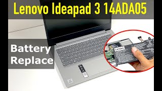 Lenovo IdeaPad 3 14ADA05 | How To Replace Battery On Lenovo Ideapad 3