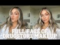 FULL FACE OF DRUGSTORE MAKEUP: best drugstore makeup, viral TikTok drugstore makeup