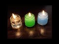 DIY Water candles | NO WAX Candles | PAANI se banaye candle😲 | Diwali special | Home made Calndles